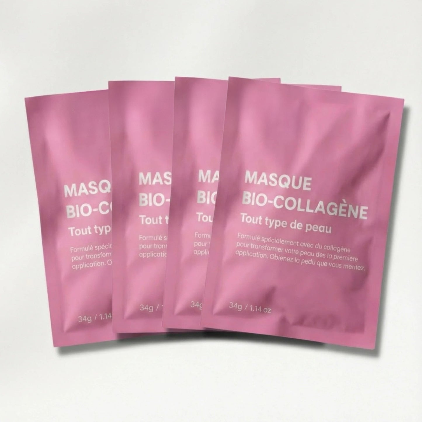 4 Masques au Bio-Collagène